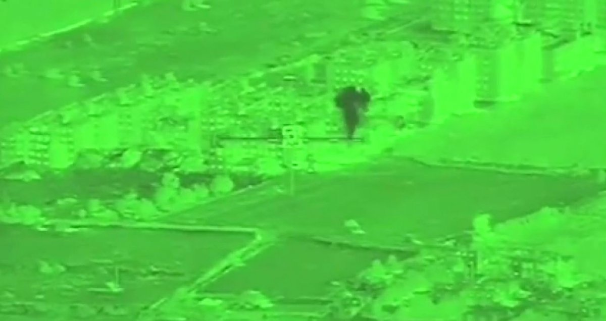 이스라엘방위군(IDF)가 공개한 야간작전(열영상 카메라) 모습. 이스라엘방위군 텔레그램 캡처