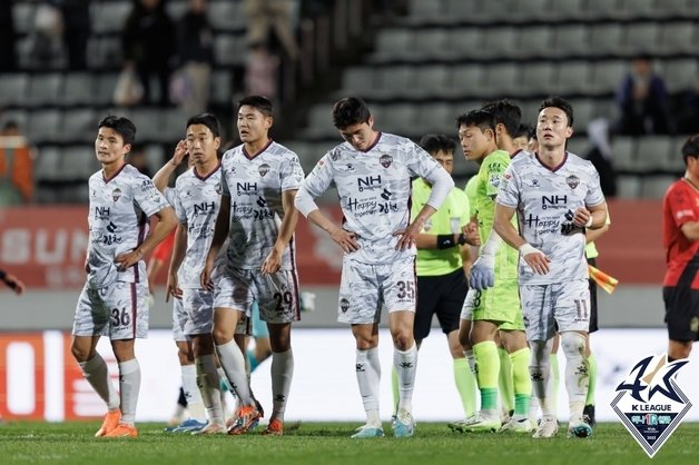 김천FC가 경남FC와 비기며 선두 도약에 실패했다. 한국프로축구연맹 제공