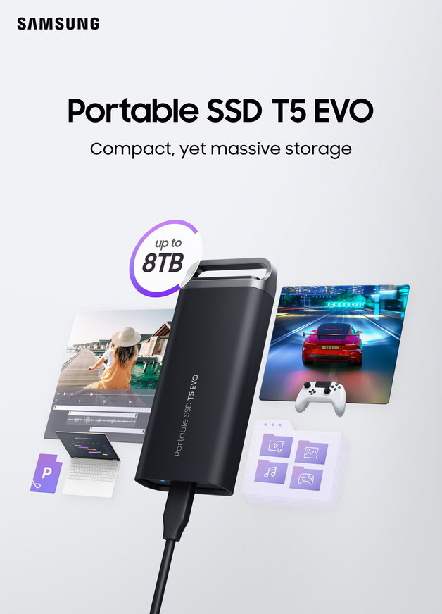 삼성전자 포터블 SSD 신제품 ‘T5 EVO’