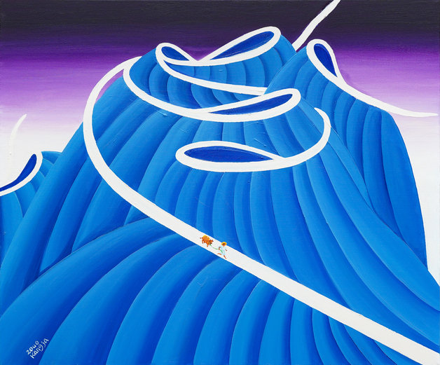 정강자, 무제(JUNG Kangja, Untitled), 2000, Oil on canvas, 61x73cm. 아라리오갤러리 서울 제공.