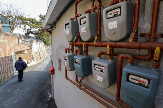 서울 시내 한 건물에 가스계량기가 설치되어 있다. ⓒ News1 DB