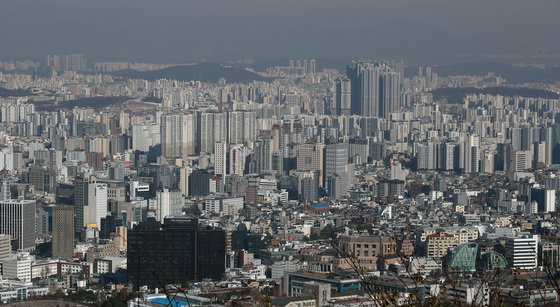 남산에서 바라본 서울 아파트단지. 2023.11.21/뉴스1 ⓒ News1