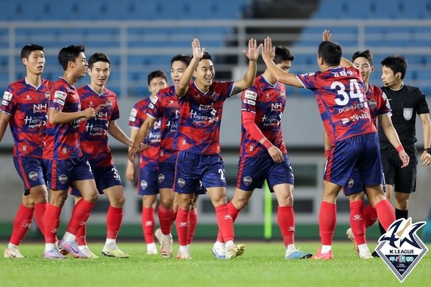 김천 상무. 한국프로축구연맹 제공