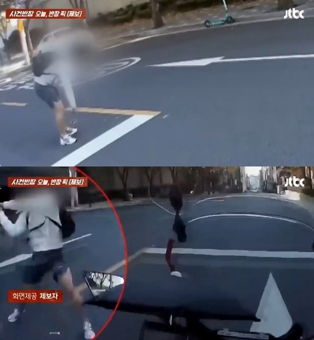 서울 도심 한복판에서 배달 일을 하던 라이더를 향해 고등학생으로 보이는 한 남성이 골프채를 휘두른 사건이 발생했다. 사건반장 갈무리