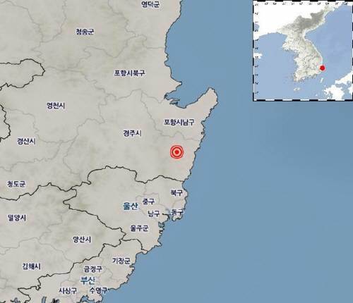 30일 오전 4시 55분 경북 경주시 동남동쪽 19km 지점에서 규모 4.0의 지진이 발생했다고 기상청이 밝혔다. (기상청 홈페이지 캡처)뉴스1