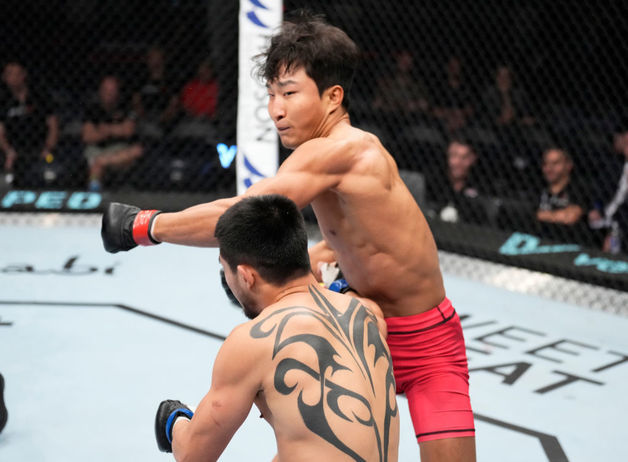 경기 중인 이정영의 모습.(UFC 제공)