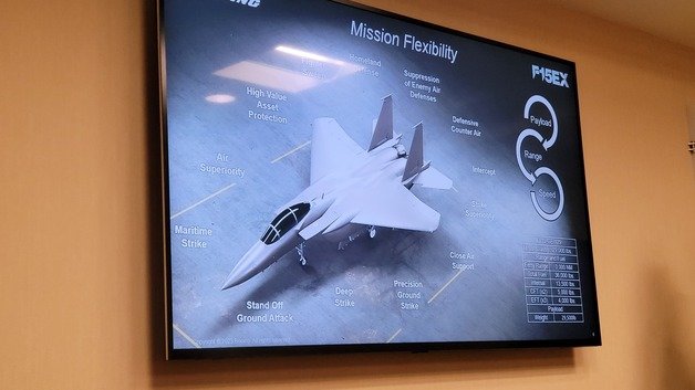 미국 항공기 제작사 보잉의 F-15EX 관련 브리핑. 국방부 공동취재단