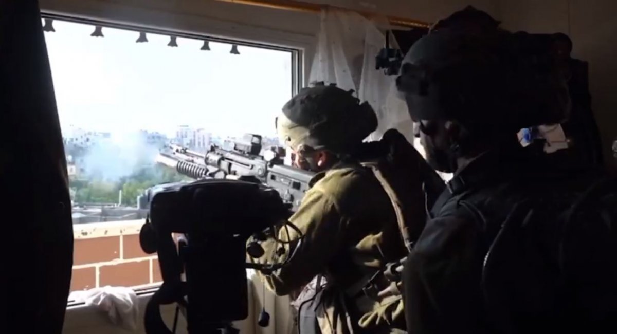 시가전을 수행하고 있는 이스라엘방위군(IDF). @NationalIndNews X(트위터) 캡처