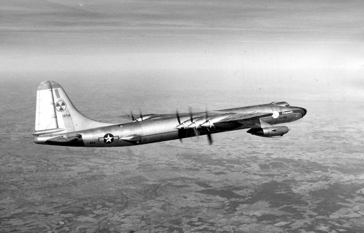 세계 유일의 원자로 탑재 폭격기로 역사에 남은 NB-36H. 미 공군