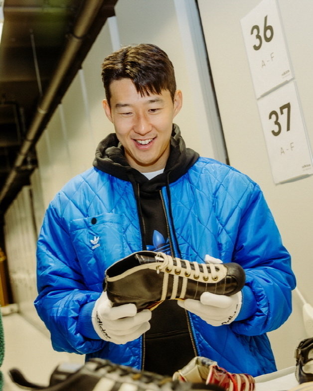 Son Heung-min signed a 5-year contract extension with Adidas. (Provided by Adidas)