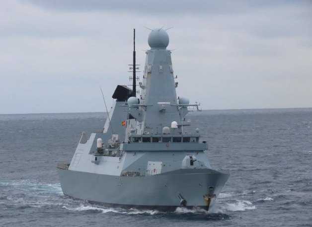 영국 해군 구축함 다이아몬드함의 모습. (엑스 ‘HMS Diamond’ 갈무리). 2023.12.19.