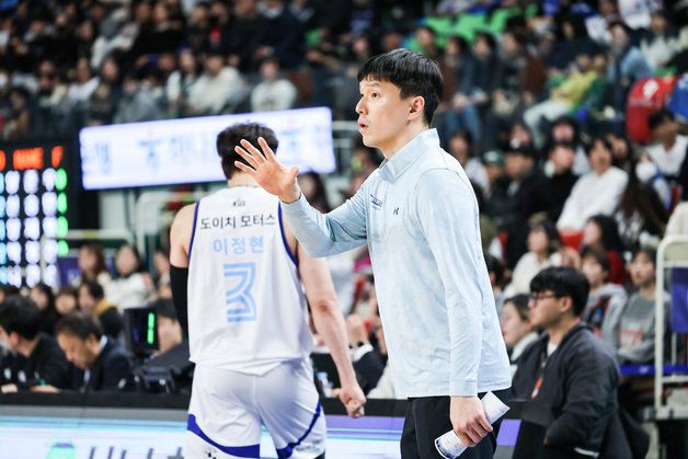 서울 삼성의 김효범 감독대행. KBL 제공