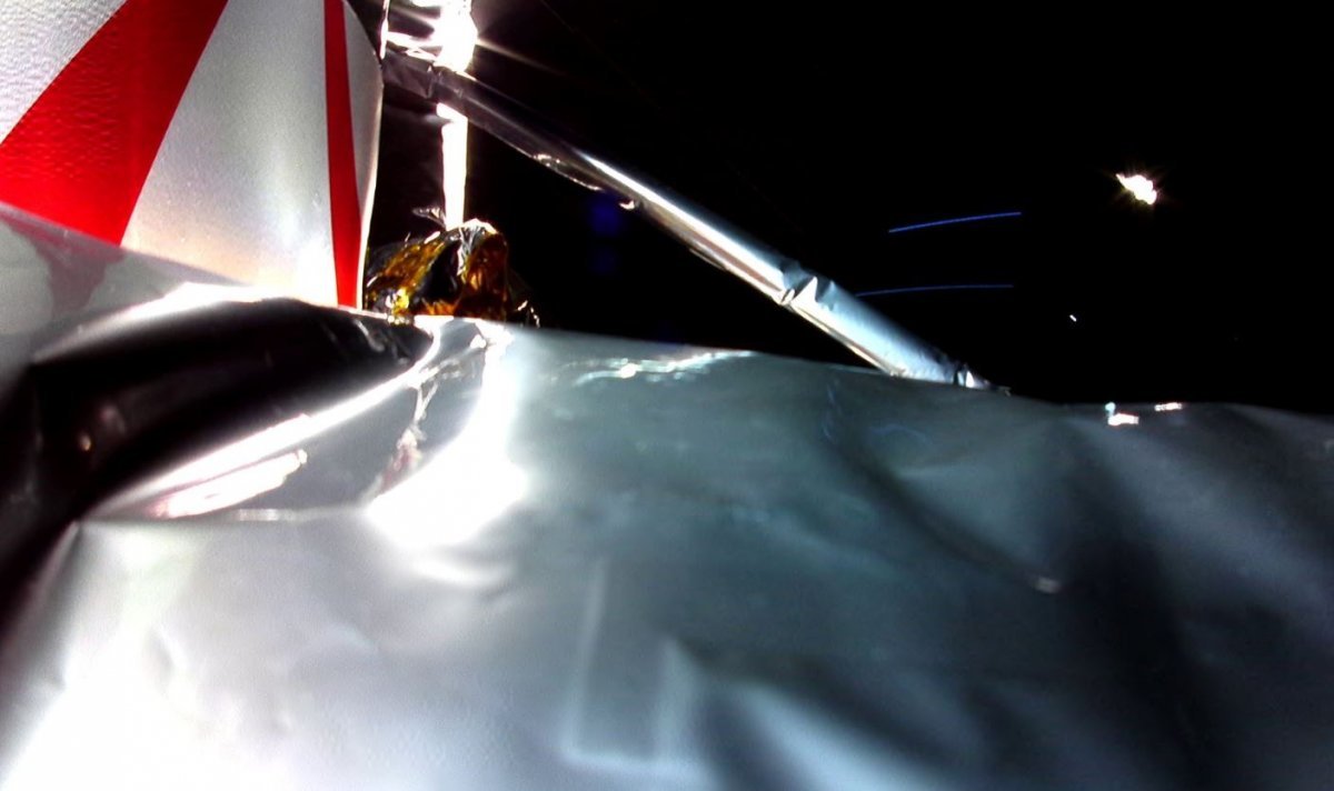 발사 직후 단열재 손상과 연료 누출이 확인된 달 착륙선 페레그린. 아스트로보틱 X(트위터) 캡처