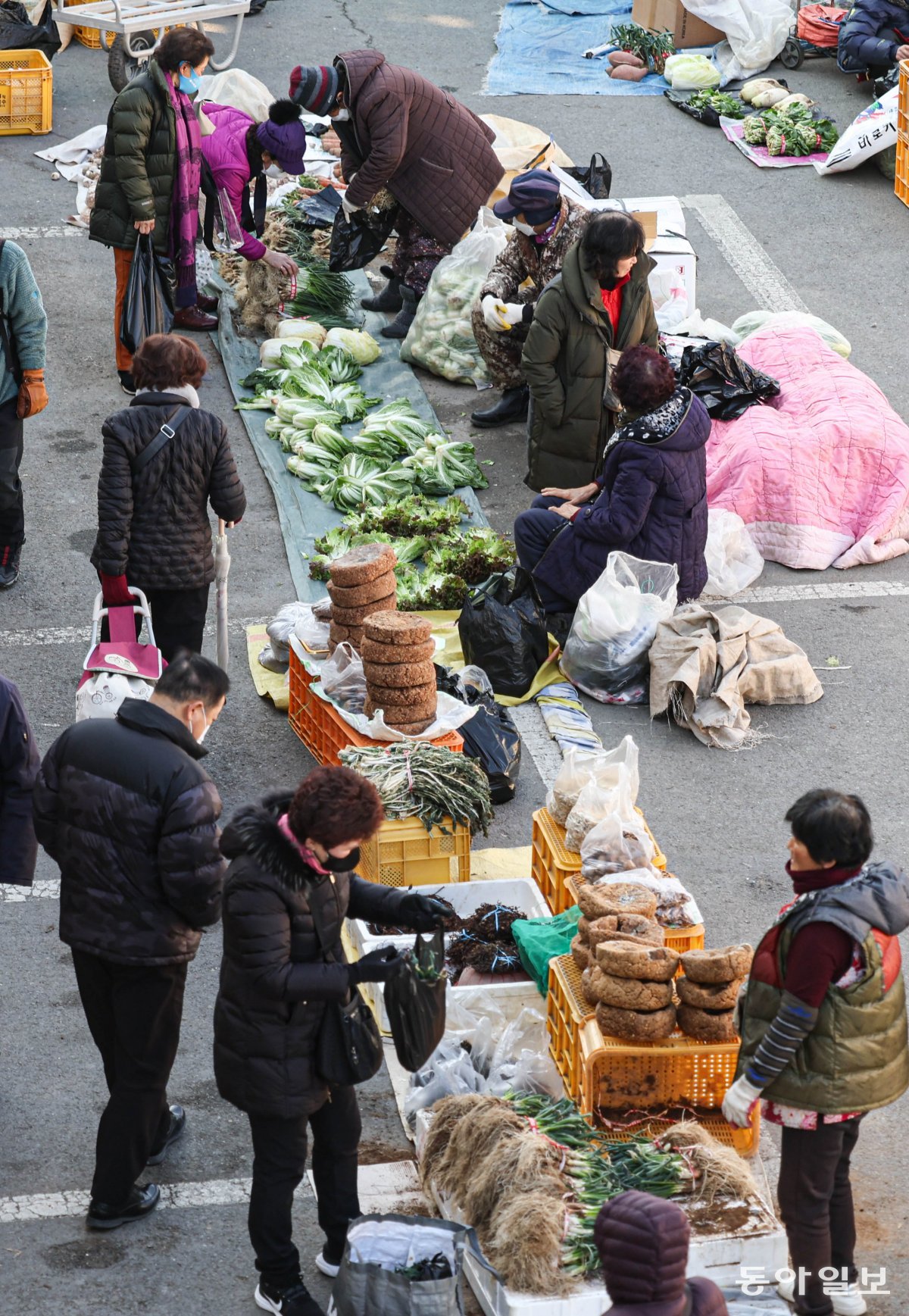 설 명절 연휴를 이틀 앞둔 7일 오전 경북 안동 중앙신시장 오일장이 장을 보기 위해 방문한 시민들로 북적이고 있다. 안동=이한결 기자 always@donga.com