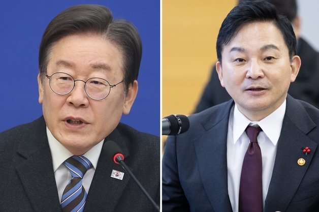 이재명 더불어민주당 대표(왼쪽), 원희룡 전 국토부장관. ⓒ News1