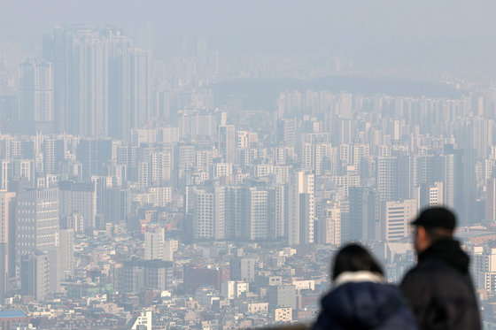 서울 시내 일대 아파트 단지 모습. 2024.2.2 뉴스1