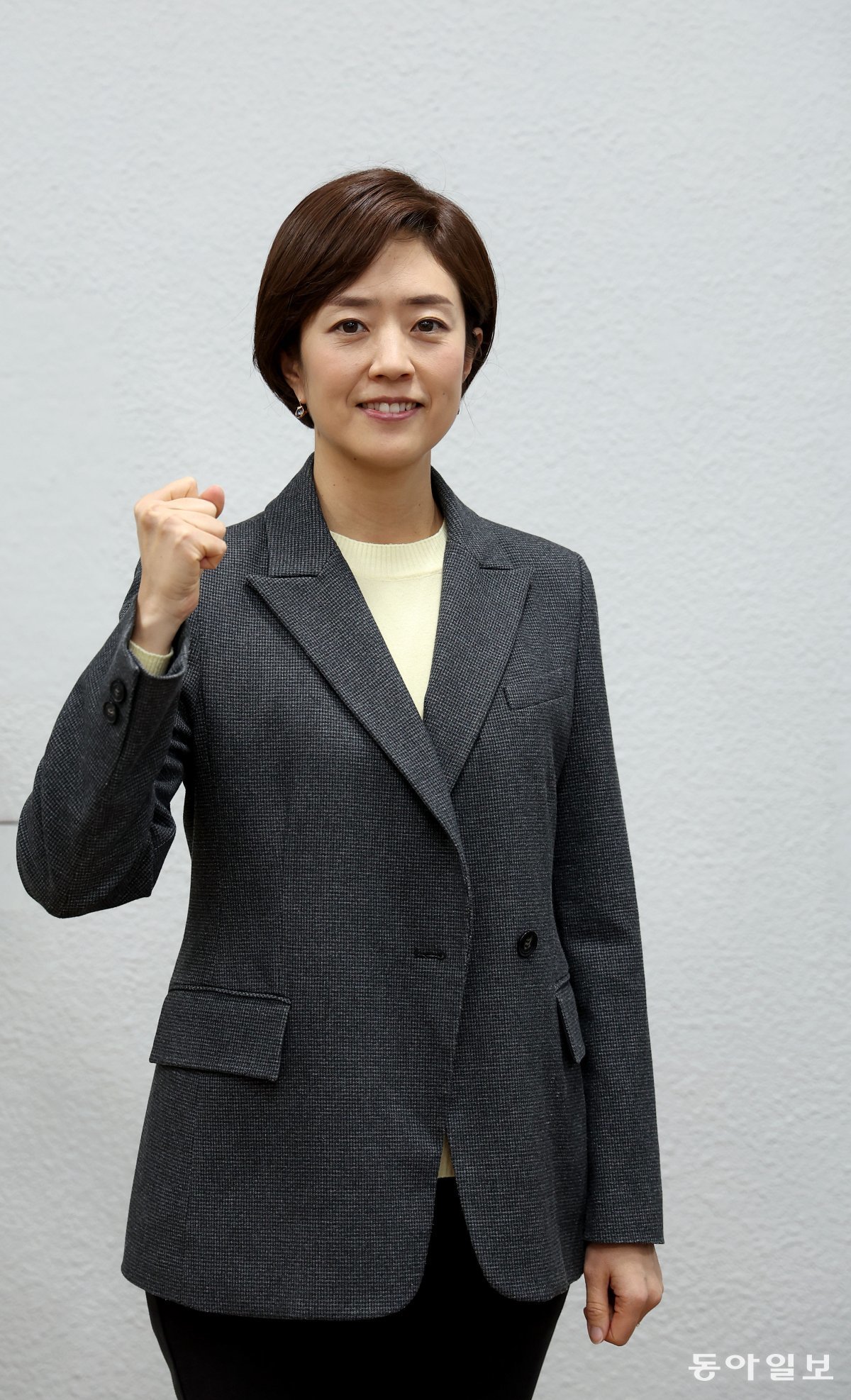 선거사무실에서 만난 더불어민주당 고민정 의원. 송은석 기자 silverstone@donga.com