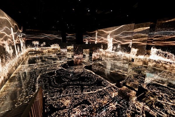 아르떼뮤지엄 두바이 전시 작품  ‘라이트 오브 두바이(LIGHT OF DUBAI)’ . 사진=디스트릭트 제공
