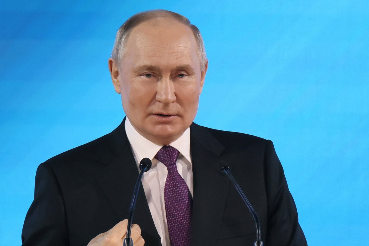 블리디미르 푸틴 러시아 대통령이 지난해 12월 연설하는 모습. 동아일보DB