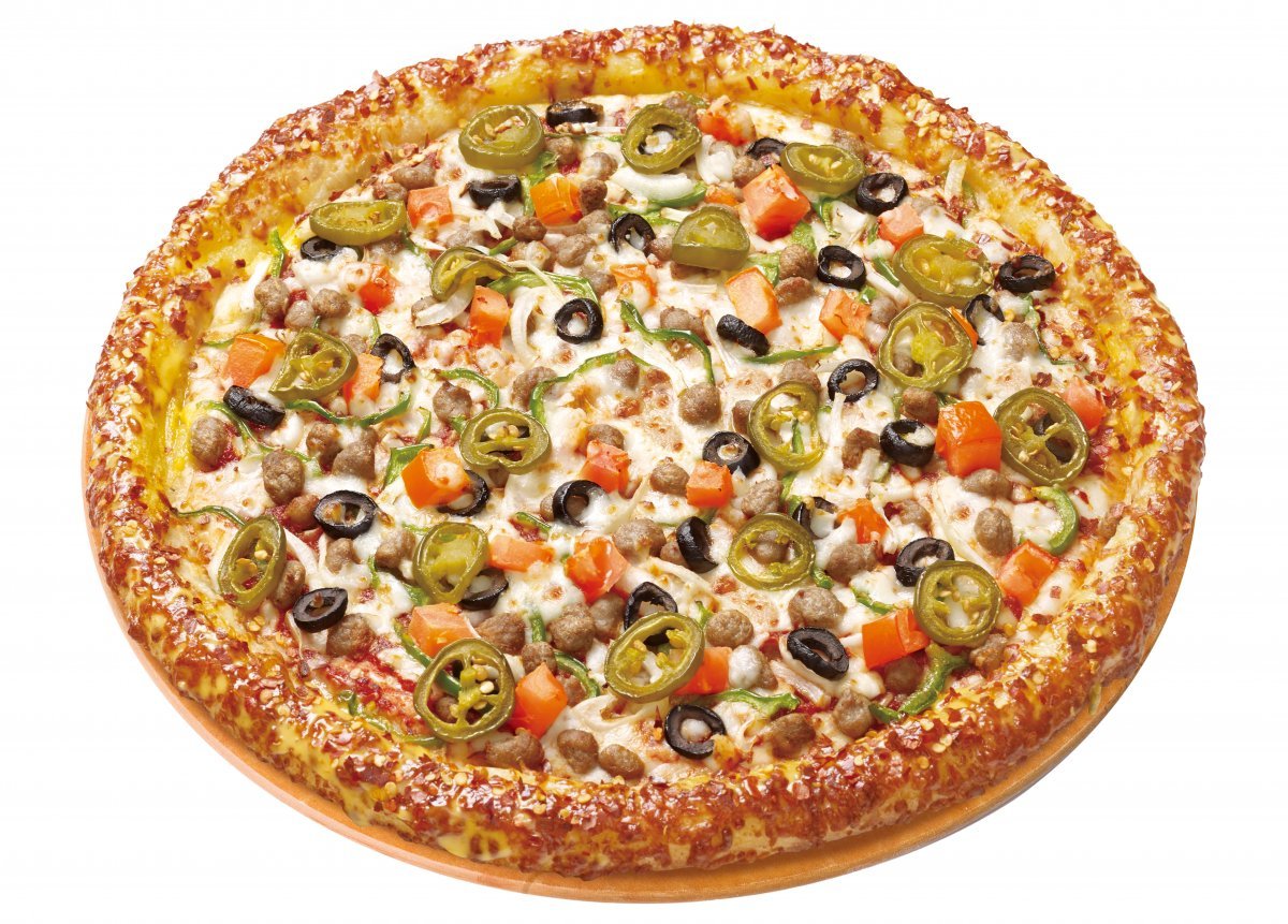 올해 첫 신메뉴인 ‘더블 핫 앤 스파이시 멕시칸 피자’.