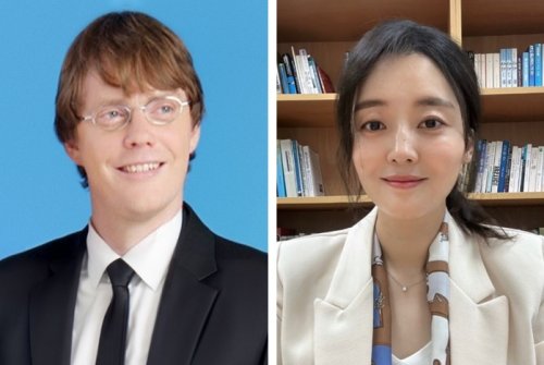 홍콩대학교 크리프턴 교수(왼쪽), 경북대학교 양혜린 연구교수