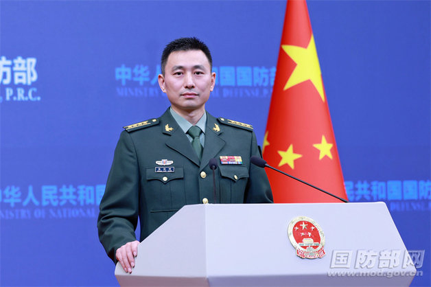 장샤오강 중국 국방부 대변인. (사진은 중국 국방부 홈페이지 갈무리)