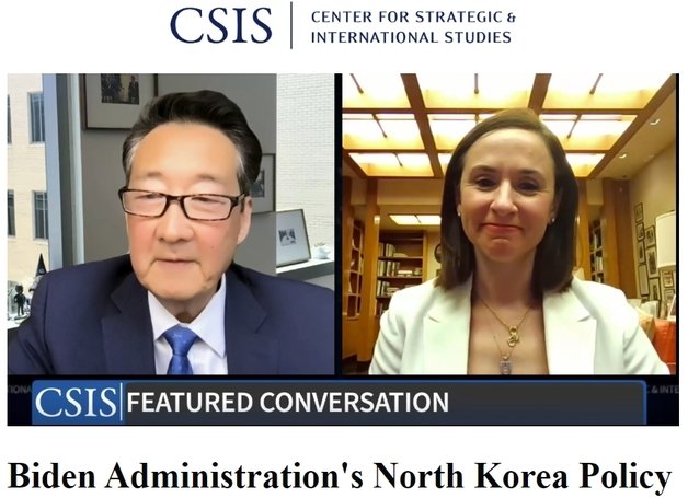 빅터 차 미국 전략국제문제연구소(CSIS) 수석부소장 겸 한국 석좌, 미라 랩-후퍼 백악관 국가안보회의(NSC) 동아시아-오세아니아 담당 선임보좌관.(CSIS 홈페이지 갈무리)