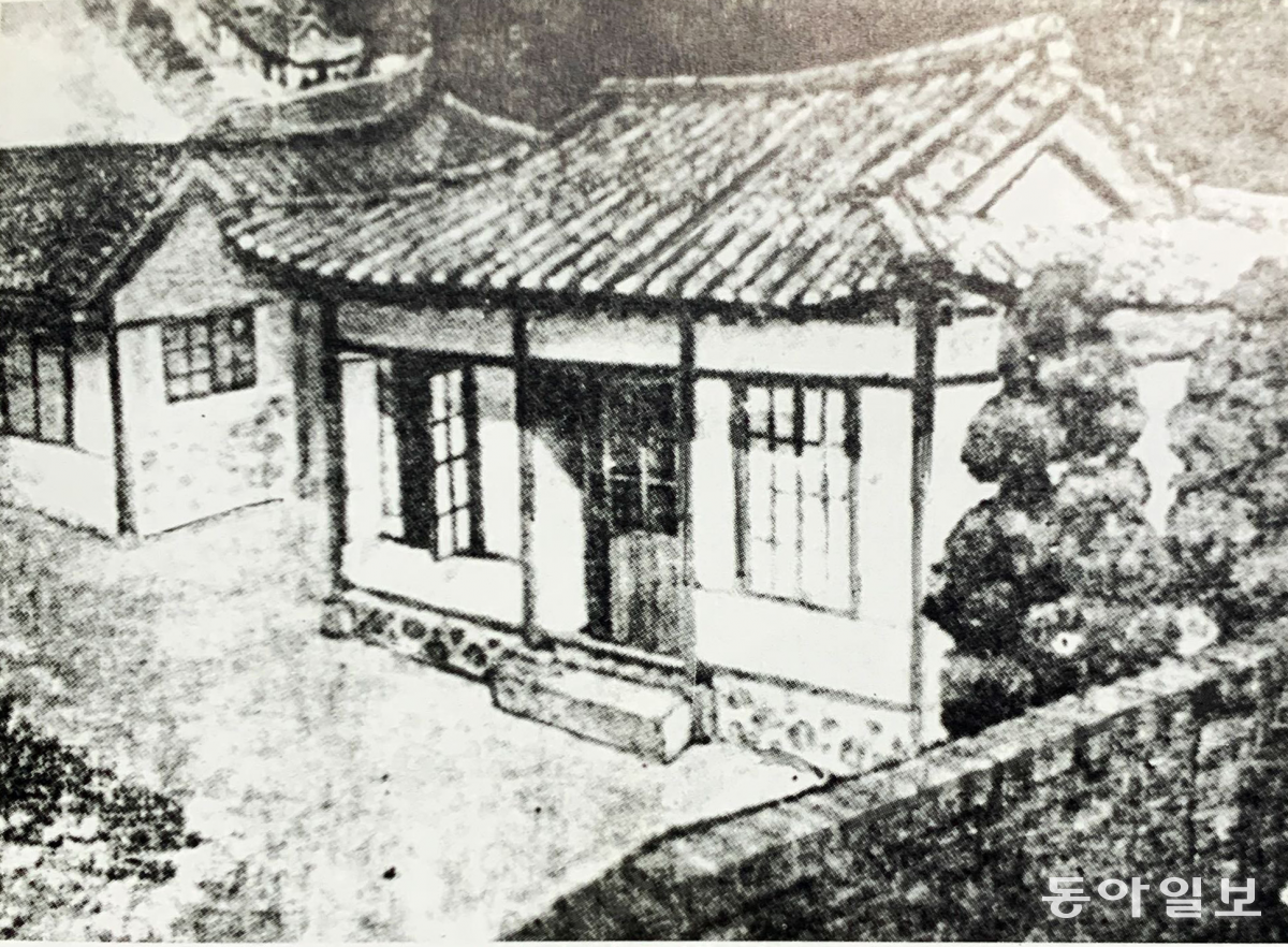 1919년 촬영된 중앙학교 숙직실. 이 곳에서 인촌은 송진우, 현상윤 등과 3·1 운동을 계획했다.