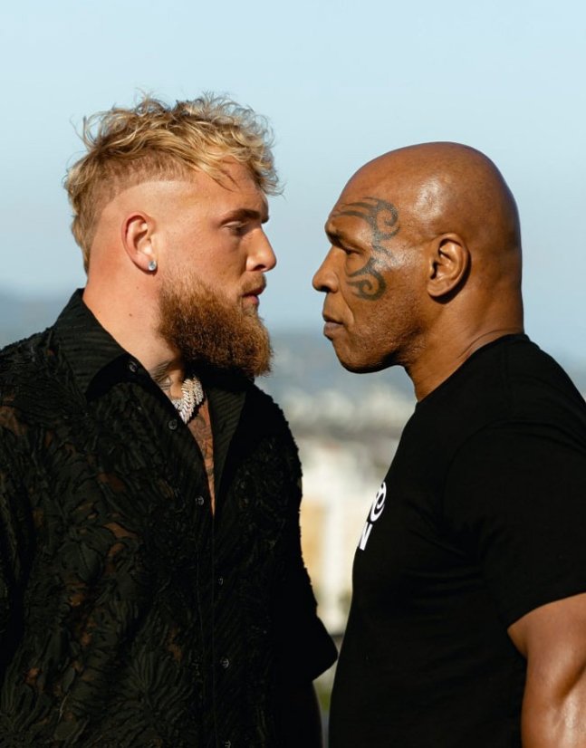 58-year-old ‘Nuclear Fist’ Mike Tyson (right) will face off against 27-year-old boxer Jake Paul, who is more than 30 years younger than him, in July.  This is Tyson's return match after about four years.  Provided by Netflix