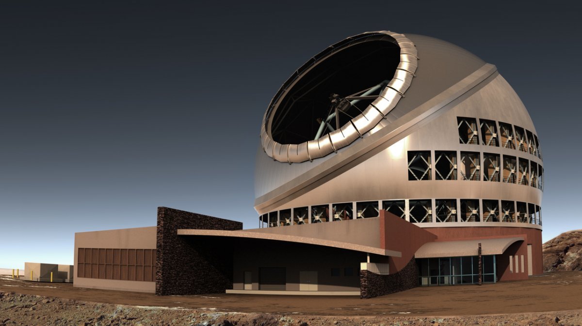미국이 건설을 추진 중인 직경 25m짜리 거대마젤란망원경(위 사진)과 직경 30미터망원경의 완성 예상도다. 최근 미국 의회는 두 망원경 중 하나에 먼저 예산을 투입하기로 결정했다. GMT·TMT 제공