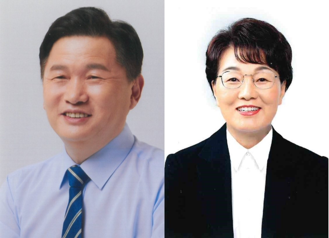 왼쪽부터 서동용 민주당 의원, 권향엽 민주당 정책위 부의장. ⓒ News1