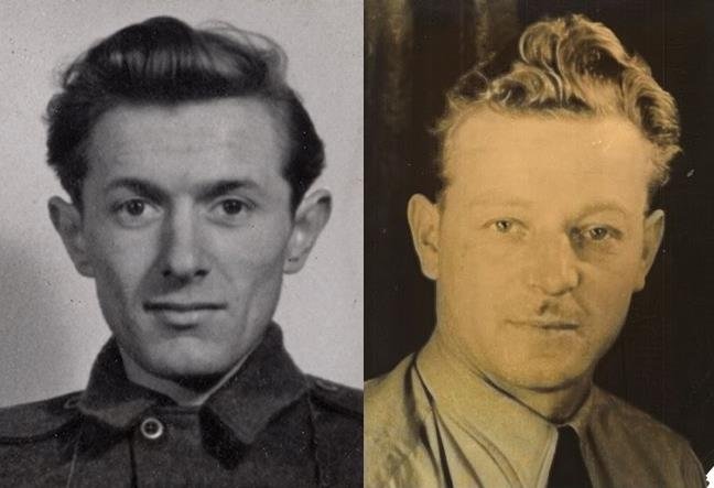 6·25전쟁에 참전했다가 전사한 룩셈부르크 로저 슈튀츠 씨(왼쪽)와 로버트 모레스  의 생전 사진. 출저 룩셈부르크 전쟁기념관 홈페이지