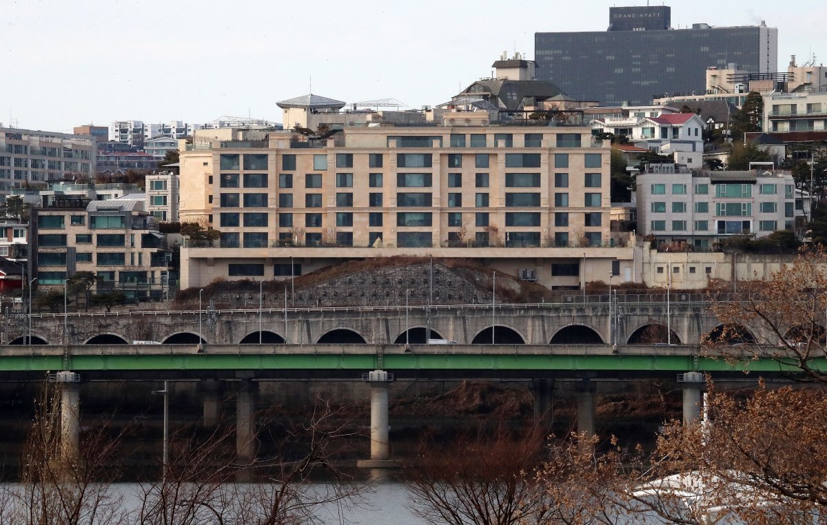 사진은 한남대교 남단에서 바라본 서울 용산구 한남동 파르크한남의 모습. 2021.12.30. 뉴스1