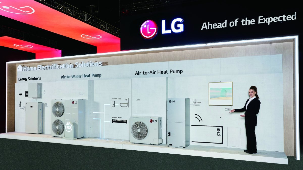 LG전자가 올해 초 북미 최대 공조 전시회인 ‘AHR엑스포 2024’에서 고효율 공조 솔루션 등 냉난방공조(HVAC) 기술을 선보였다.
