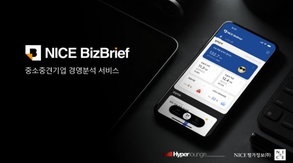 ‘나이스 비즈브리프(NICE BizBrief)’ 서비스. 사진제공=하이퍼라운지