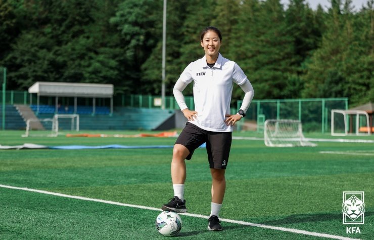 Referee Kim Yoo-jung, who will participate in the Paris Olympics (provided by the Korea Football Association)