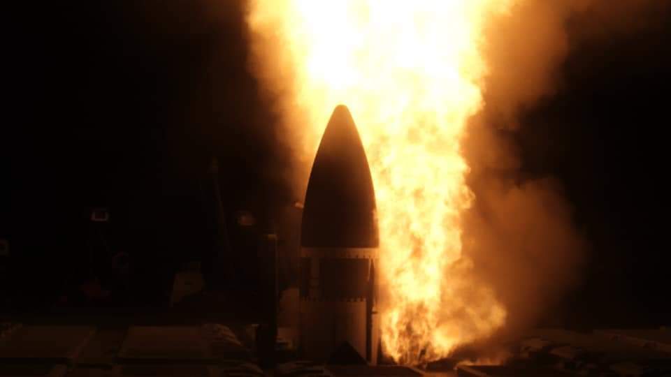 미 군함에서 SM-3 블록2A 요격 미사일이 발사되고 있다.(미 미사일방어청 홈페이지)2020.11.18/뉴스1