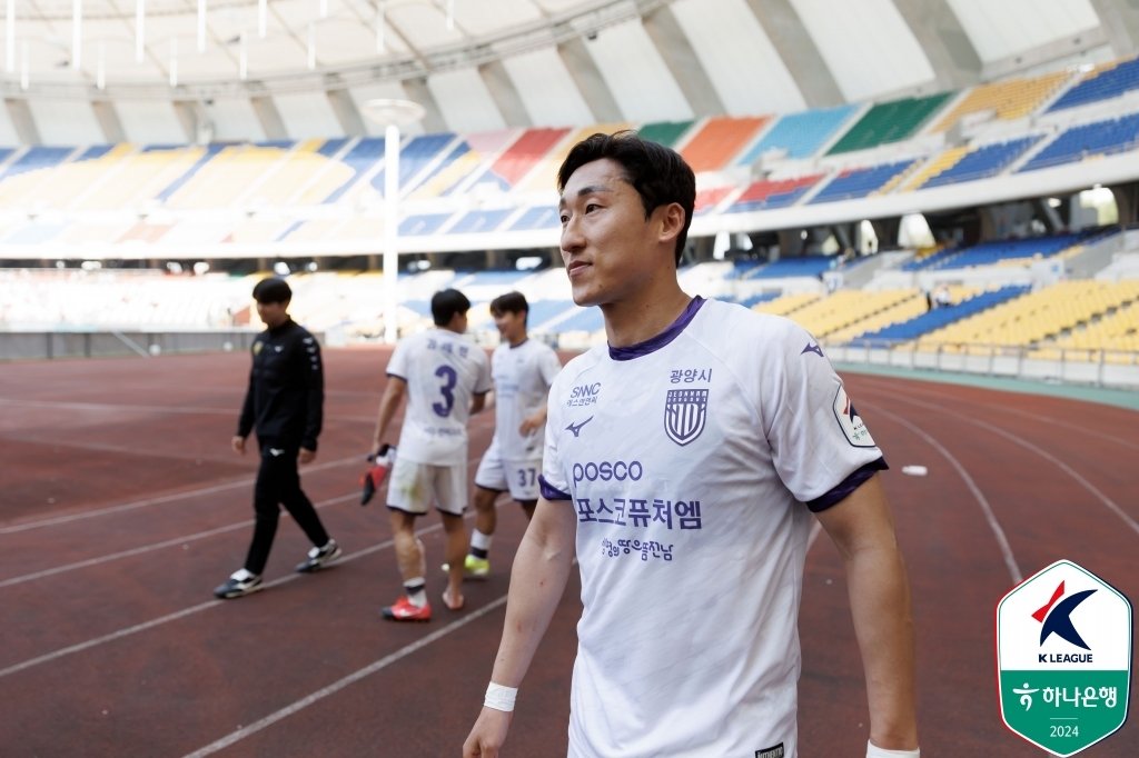 전남 드래곤즈의 김용환. (한국프로축구연맹 제공)