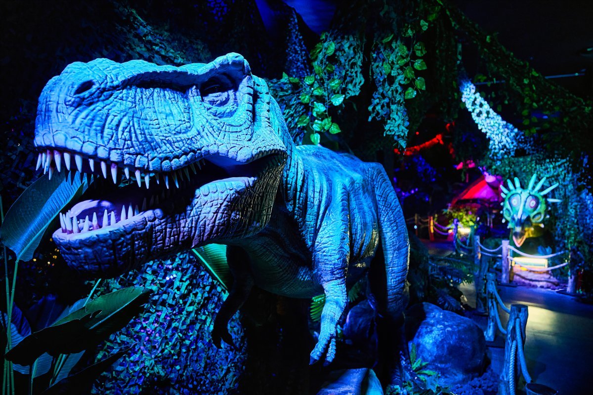 Experience-based dinosaur exhibition ‘DINOS ALIVE’.  Provided by Exhibition Hub Asia