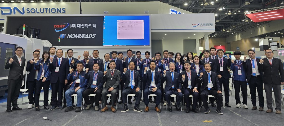 일산 KINTEX에서 열린 대한민국 최대 생산제조기술 전시회인 SIMTOS 2024에 참가한 ㈜대성하이텍.