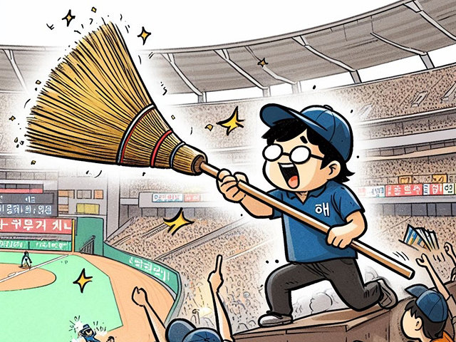 ‘Baseball fan expecting a sweep’ drawn by image-generating artificial intelligence (AI) DALL·E 3