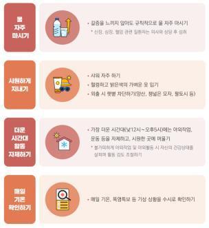 온열질환 예방수칙
