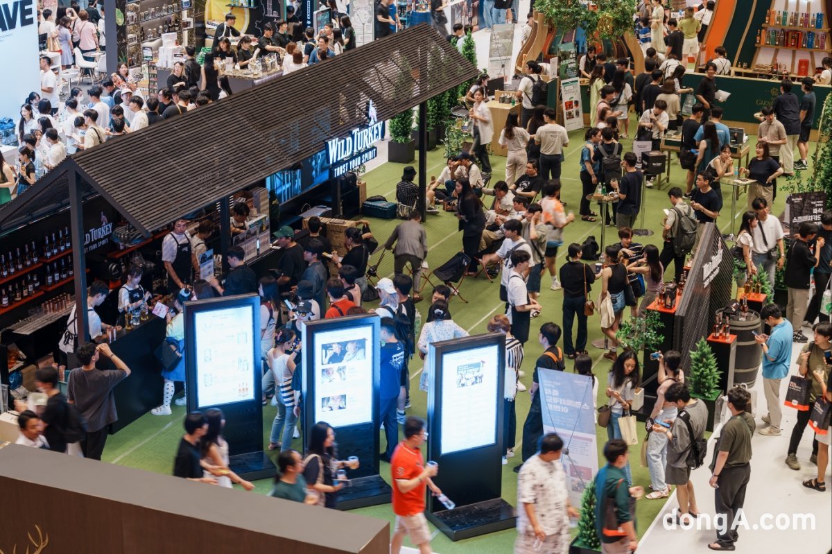 트랜스베버리지 와일드터키, 2023 바앤스피릿쇼 부스.