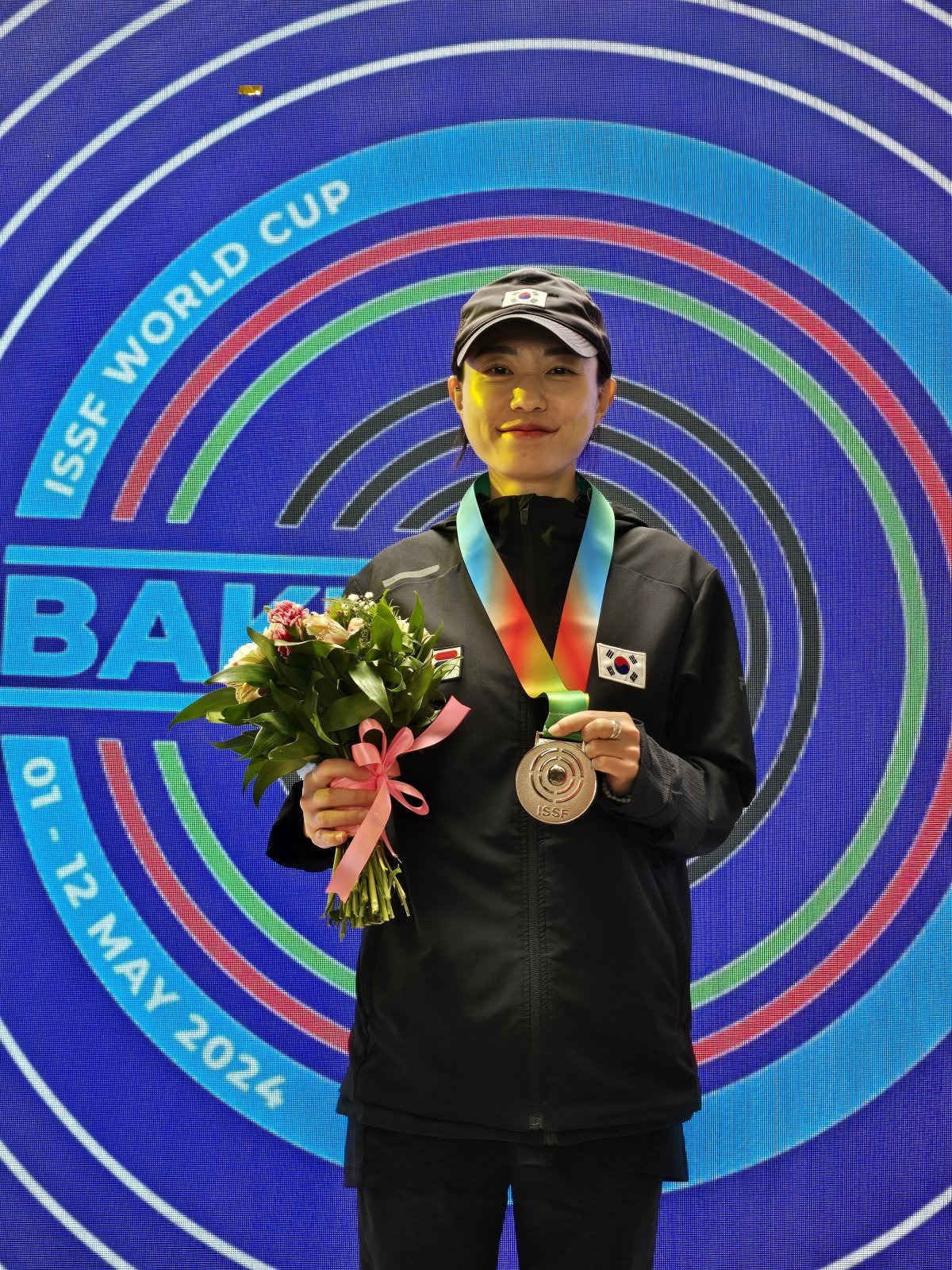 김예지(임실군청)이 ISSF 월드컵 여자 10m 공기권총에서 은메달을 획득했다. (대한사격연맹 제공)