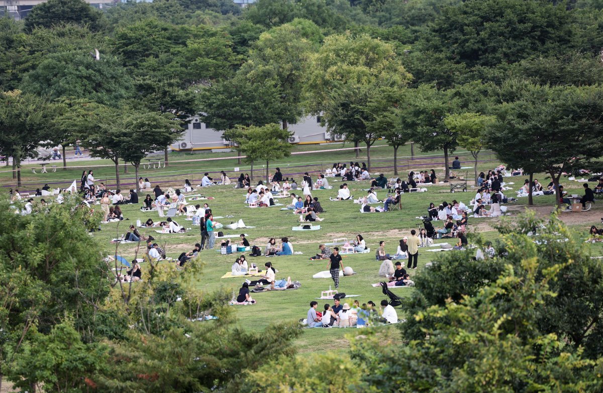 기사와 직접적 관련 없는 참고사진. 서울 영등포구 여의도한강공원을 찾은 시민들이 나들이를 즐기고 있다. 뉴스1