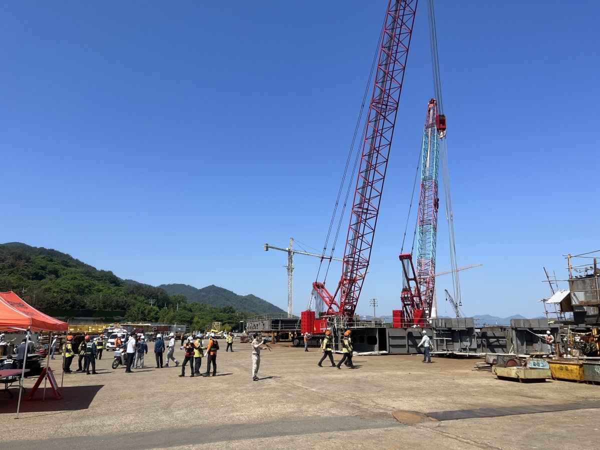 사고 현장.(경남소방본부 제공)