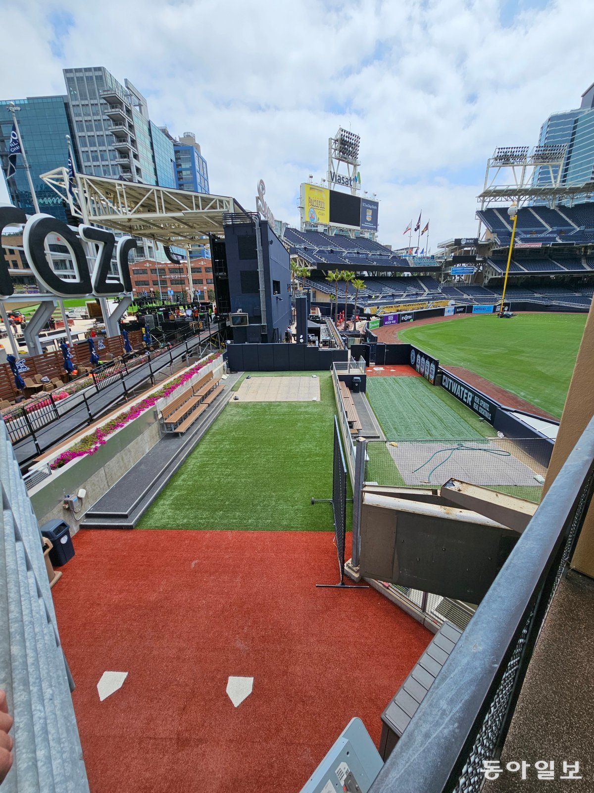 Petco Park bullpen.