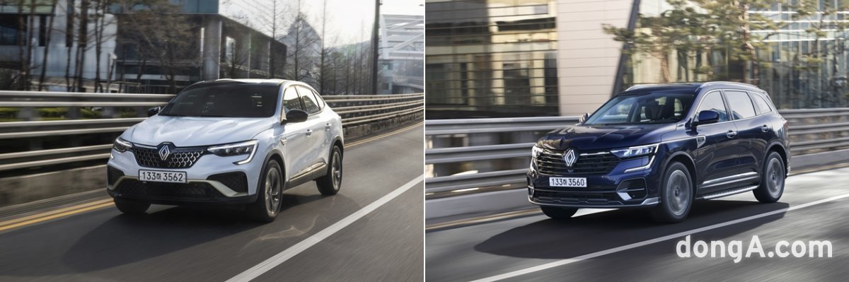 (왼쪽부터) 르노 아르카나와 QM6.