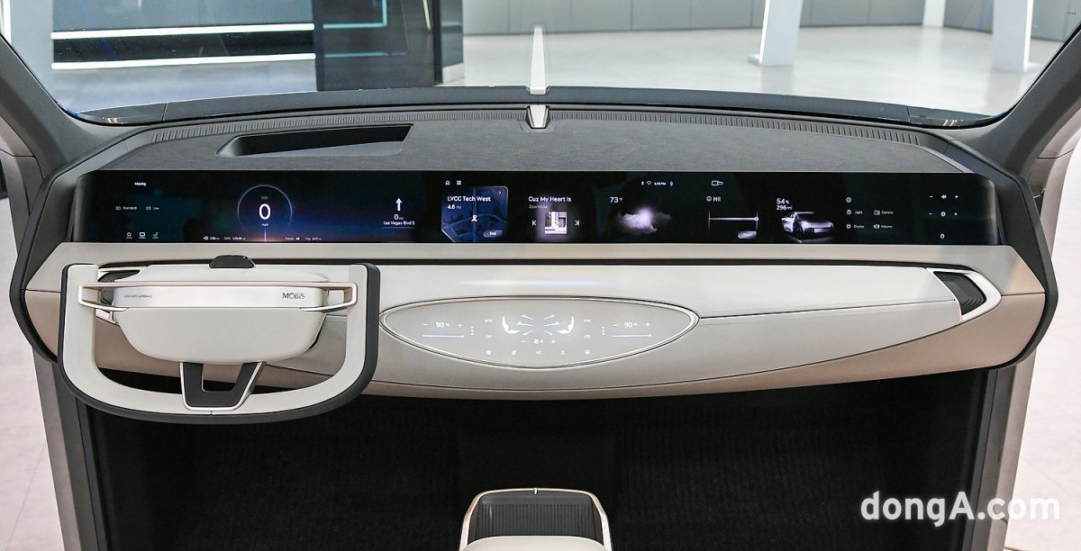 Hyundai Mobis ‘MBIX 5.0’ display configuration concept