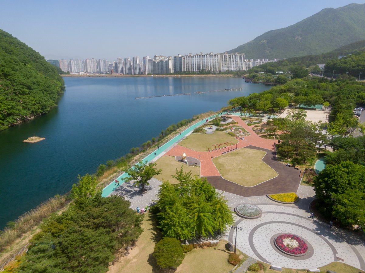 대구 달서구 도원동 월광수변공원의 전경. 대구 달서구 제공